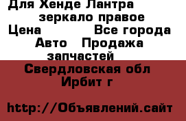 Для Хенде Лантра 1995-99 J2 зеркало правое › Цена ­ 1 300 - Все города Авто » Продажа запчастей   . Свердловская обл.,Ирбит г.